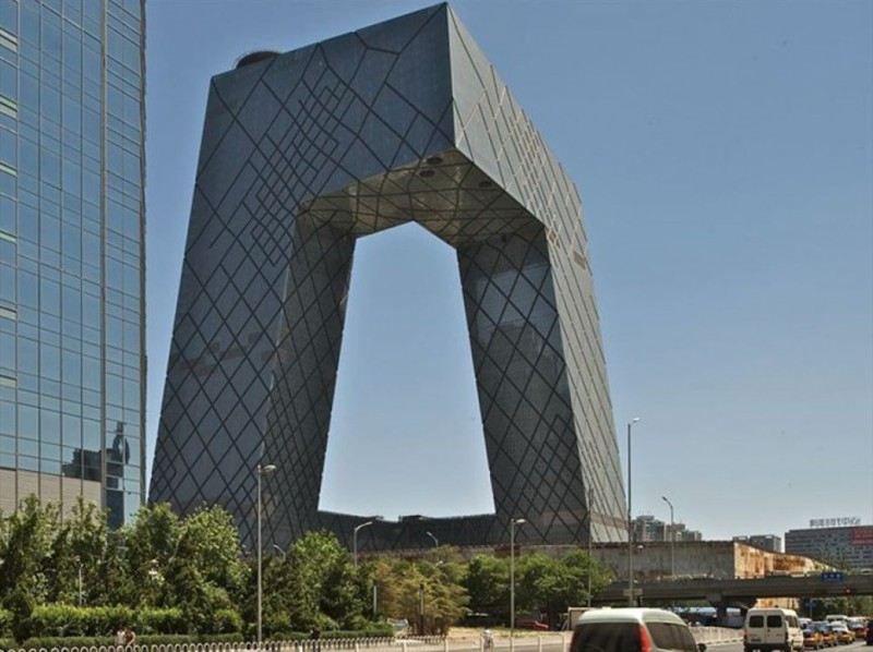 1. Person Bending Over, CCTV Headquarters, Beijing, China