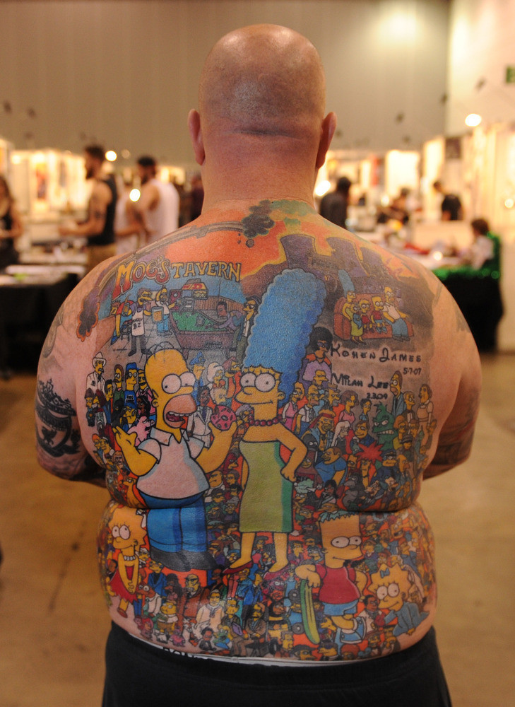 After He Got 200 Simpson’s Tattoos, This Grandfather Set A New World R