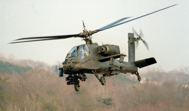 2. AH-64 Apache Attack Helicopter