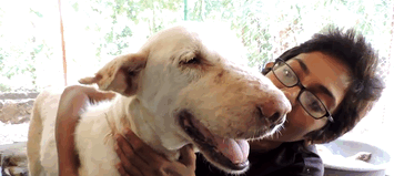After two months of intensive treatment his skin had healed and he was happy After two months of intensive treatment his skin had healed and he was happy