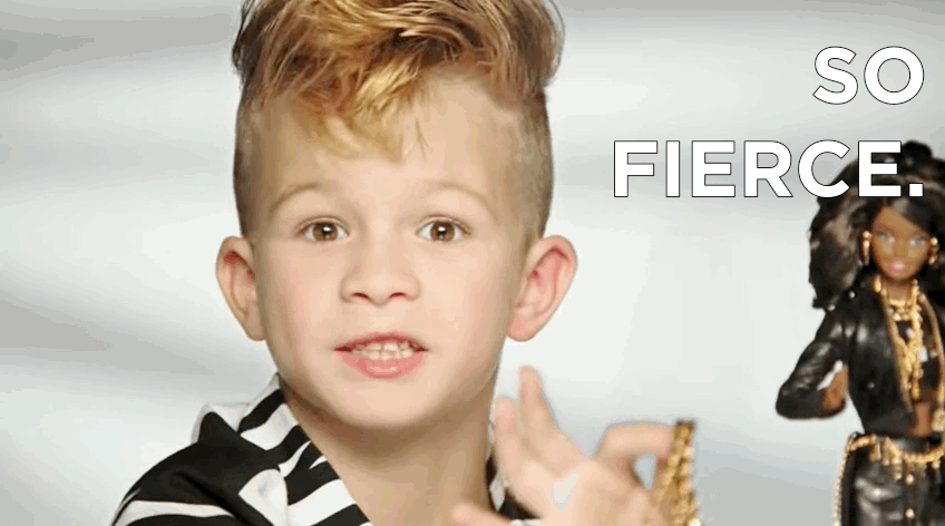 And he is SO FIERCE. And he is SO FIERCE.