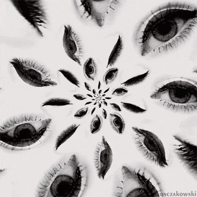 Hypnotizing GIFs Of Everyday Objects By Polish Artist