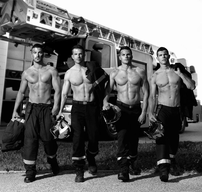 French Firefighters Release Charity Calendar 2016, Fire Risk Rises Across France