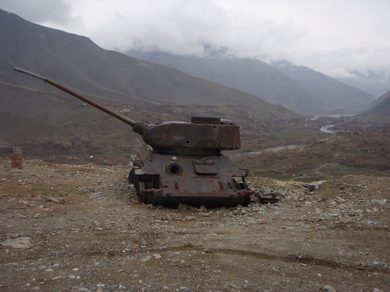 #28 Tank Outside Of Massoud's Tomb In Afghanistan