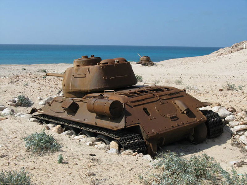 #35 Abandoned Tank In Yemen