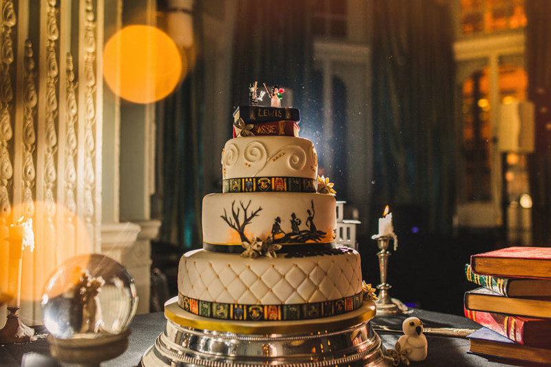 The cake was also suitably magical
