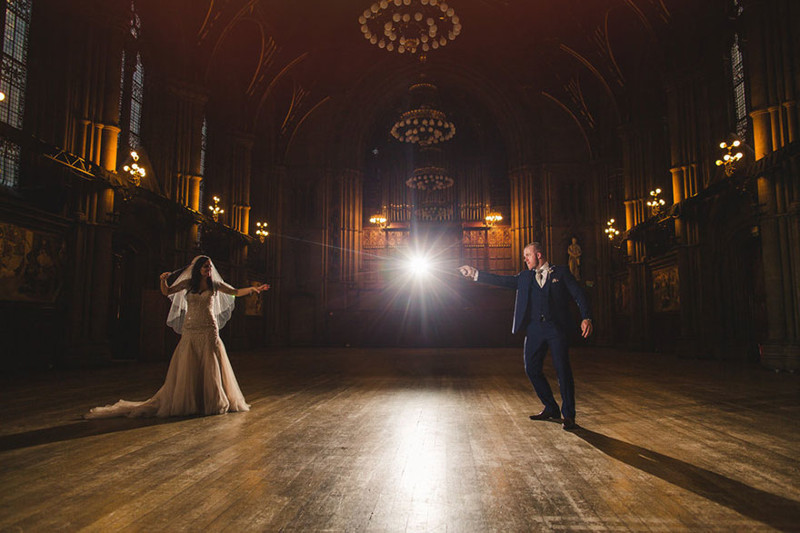 Cassie and Lewis Byrom decided to have a wedding inspired by their favorite thing in the world…