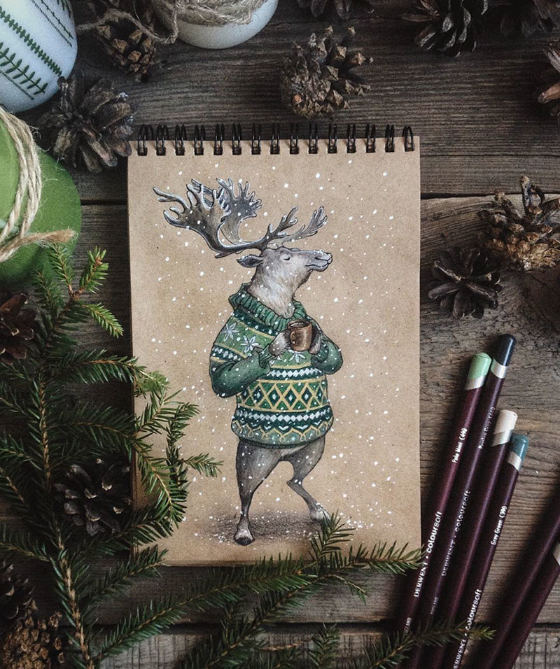 Fairytale-Inspired Color Pencil Drawings By Russian Artist