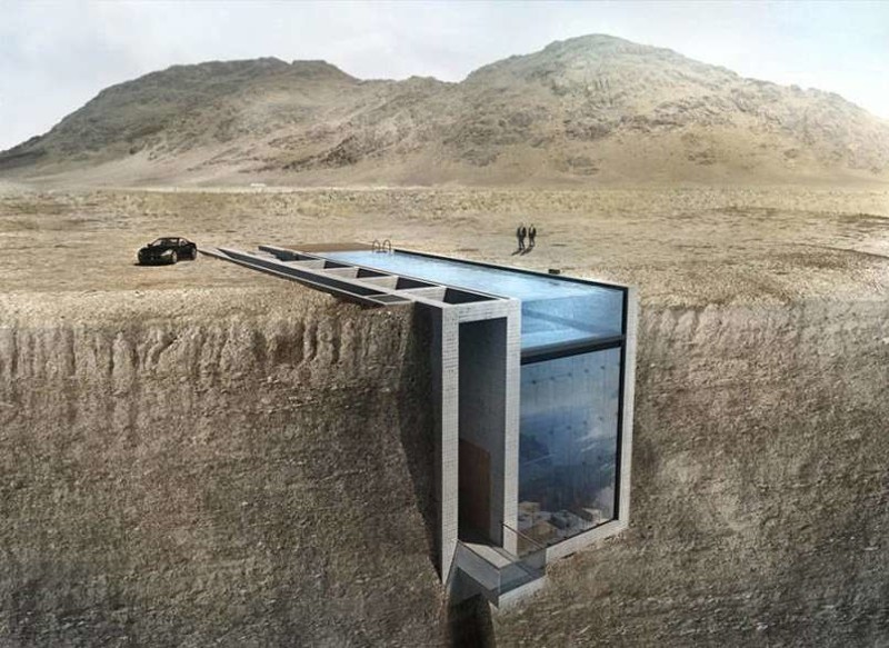 This House Is Literally In The Side Of A Cliff But Don't Let That Deter You