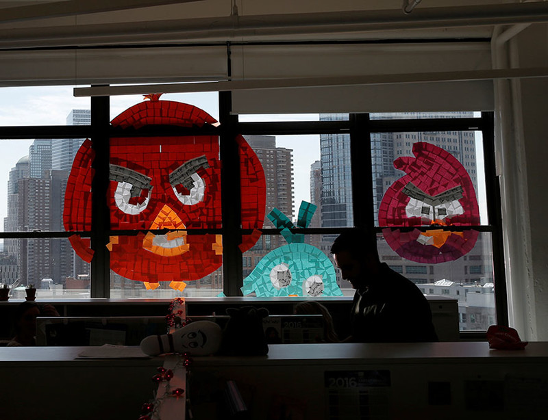 Even the Angry Birds got involved!