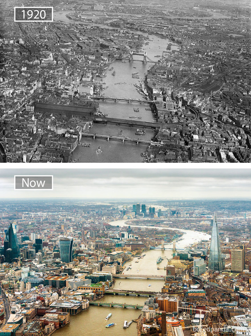#16 London, The Great Britain - 1920 And Now