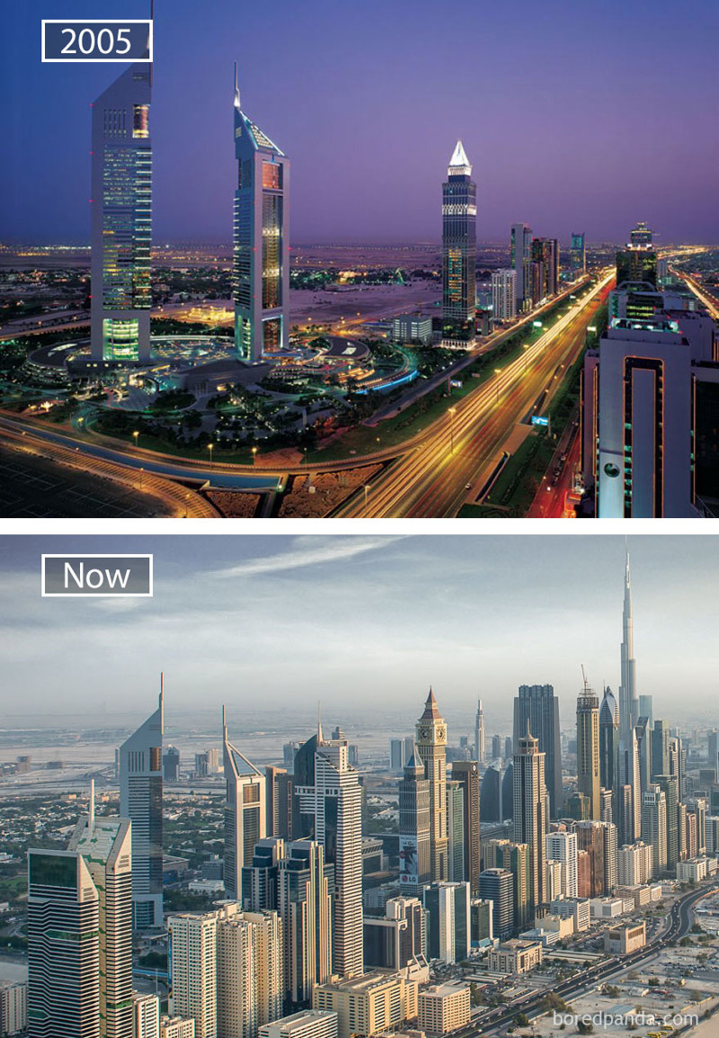 #26 Dubai, United Arab Emirates 2005 And Now