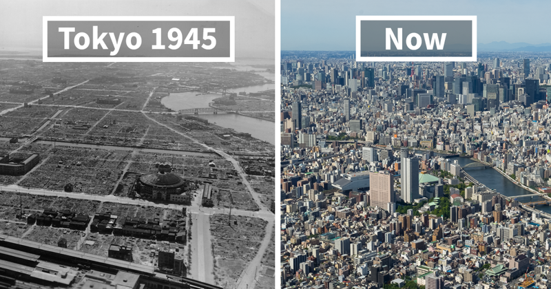 Before-And-After Pics Showing How Famous Cities Changed Over Time