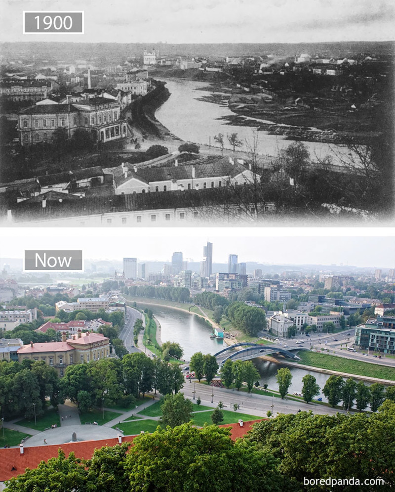 #8 Vilnius, Lithuania - 1900 And Now