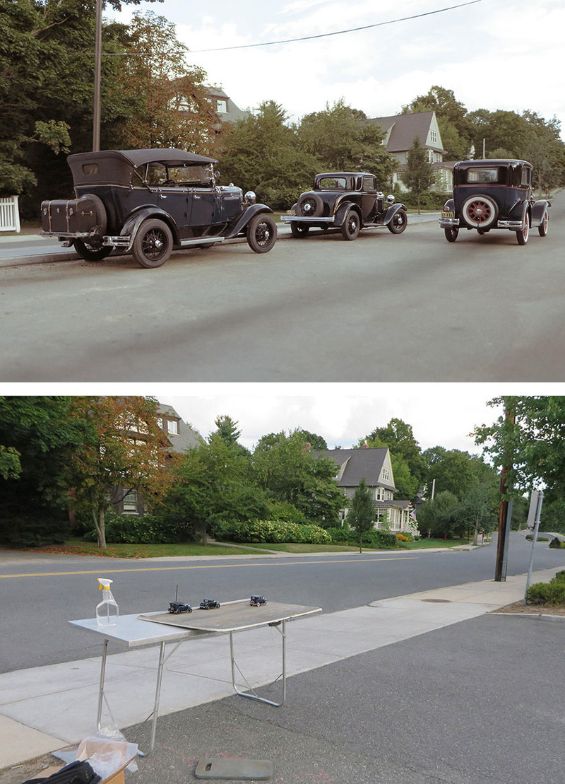 #2 Miniature Car Models Create Realistic Historical Photos
