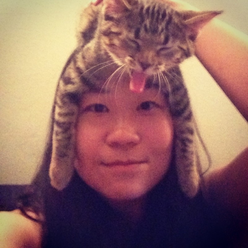 7. And with a cat hat, you’ll never take a bad selfie again.