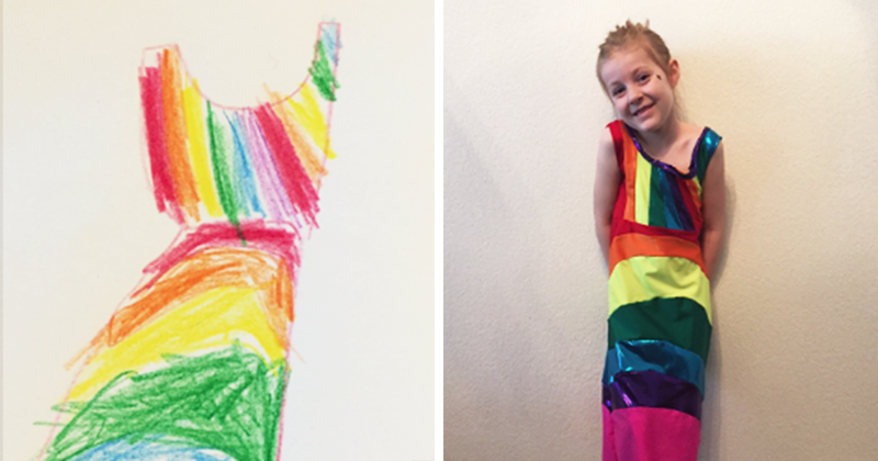 Titled ‘Picture This’, Newberry’s company lets children turn their drawings into clothes that they could actually wear