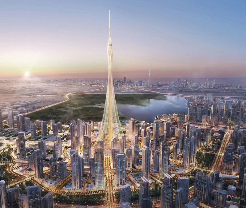 The building is called The Tower and it’s being built in Dubai Creek Harbour