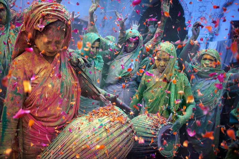 #6 Holi Celebrations In Vrindavan, India