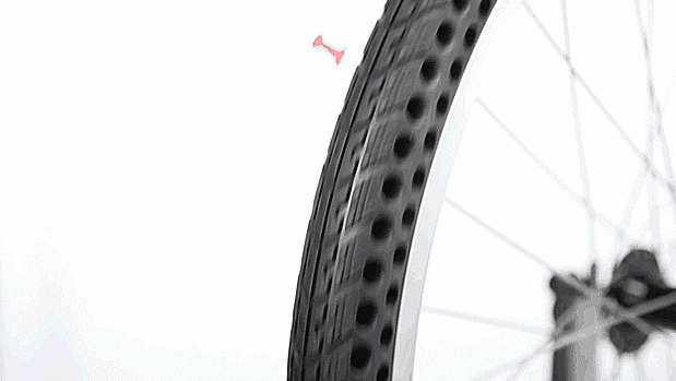 Cyclists can ride these tires for up to 5,000 miles