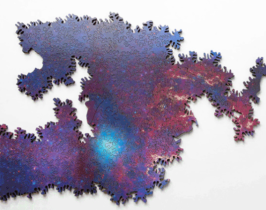 Infinity Galaxy Puzzle That Has No Beginning Or End And Can Be Assembled In Any Direction