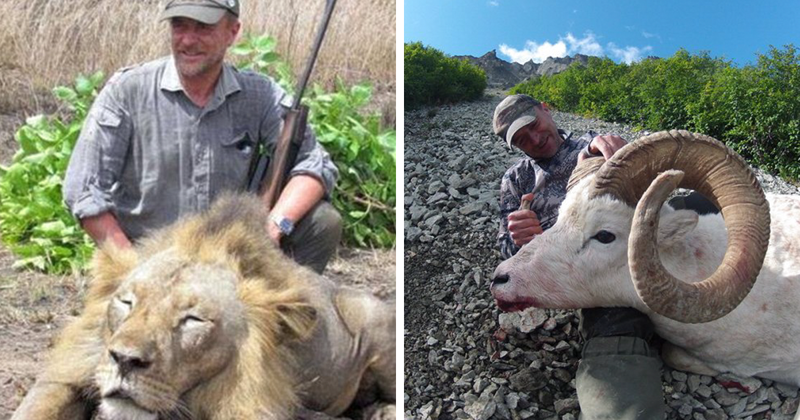Vet Who Posed With A Dead Lion He Shot, Just Fell 100ft To His Death While Hunting