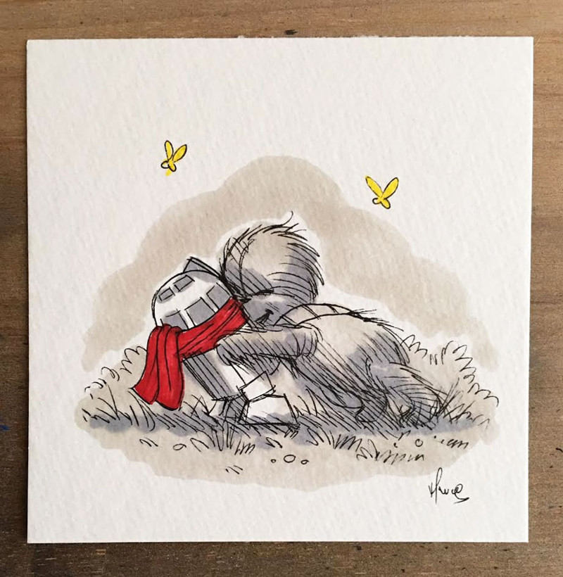 Star Wars Characters Reimagined As Winnie The Pooh And Friends