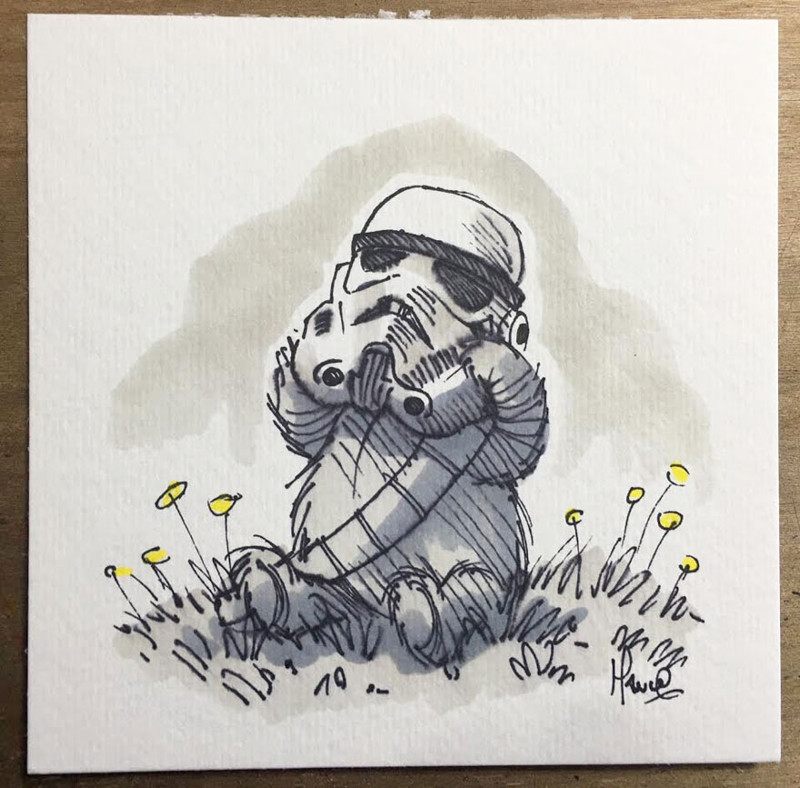 Star Wars Characters Reimagined As Winnie The Pooh And Friends
