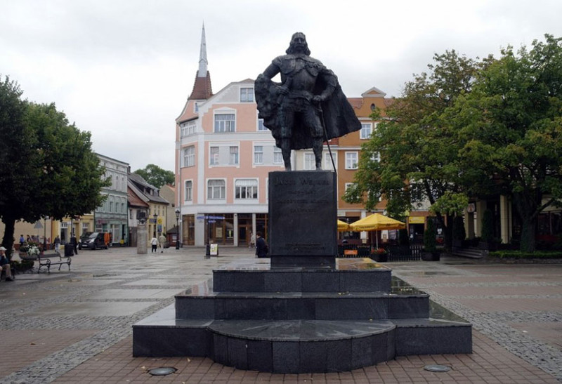 This is Jakub Wejher, the founder of a Polish town called Wejherowo