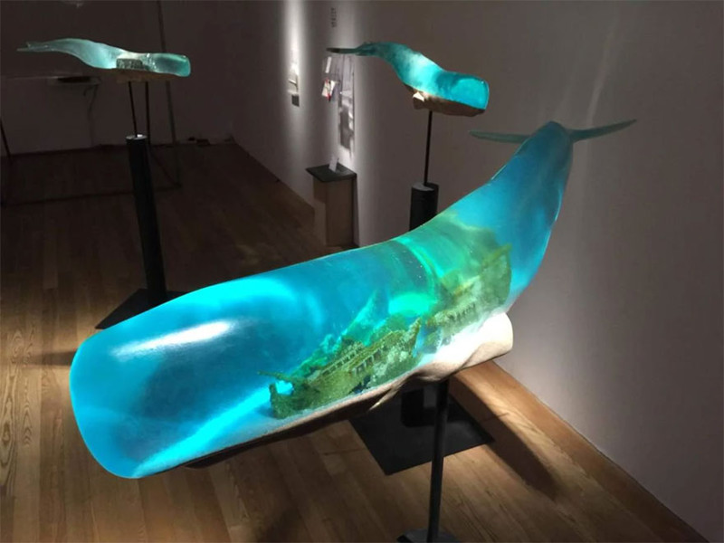 Shipwrecks And Oceans Trapped Inside Whale Bodies Symbolize The Six Realms Of Buddhism