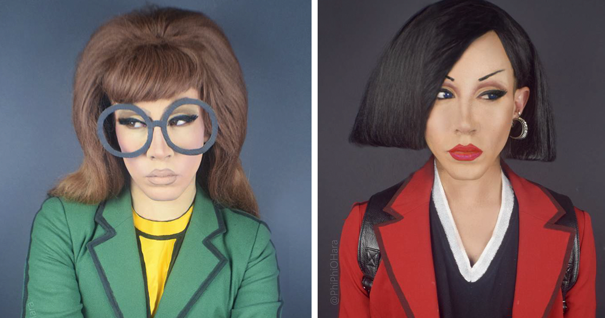 Drag Queen Turns Herself Into Our Favorite '90s Cartoon Characters