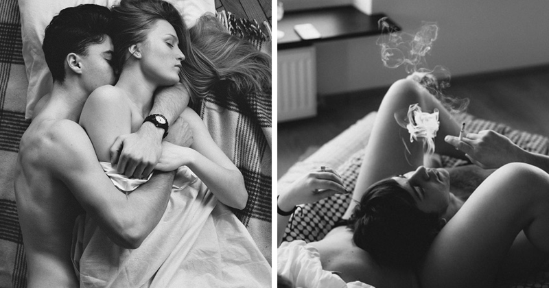 Intimate Moments Of Couples In Love