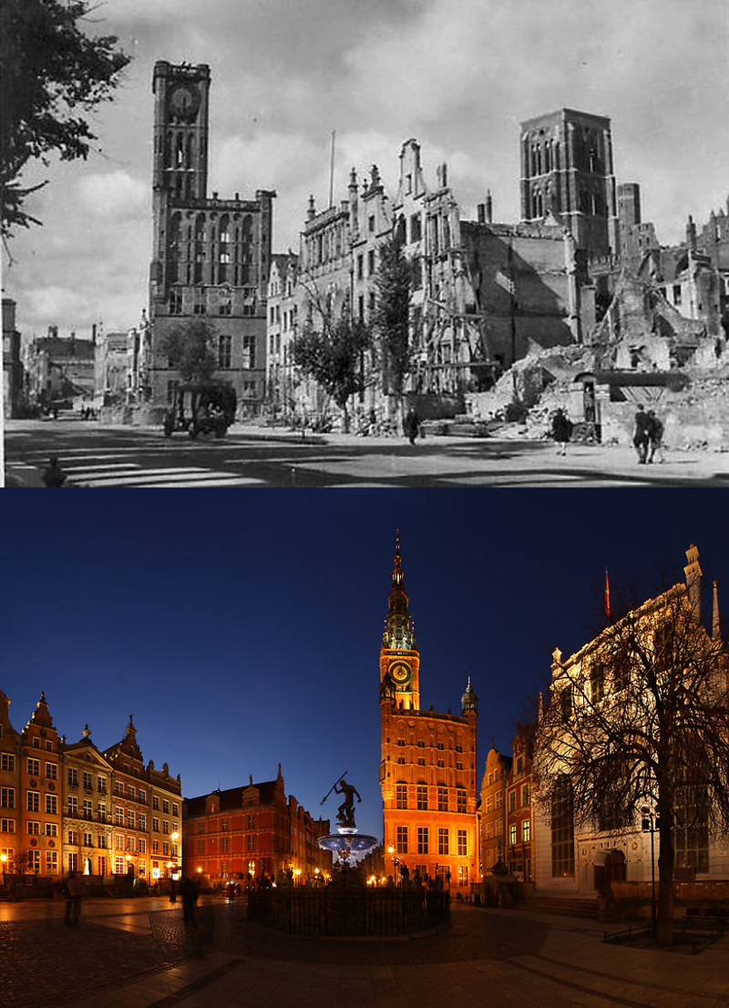I Photograph Gdańsk -the Old City Destroyed In 90% During The War, Rebuilt By The Polish People