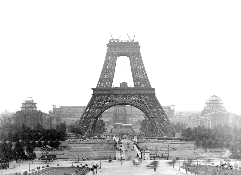 2. THE EIFFEL TOWER, PARIS JULY 1888