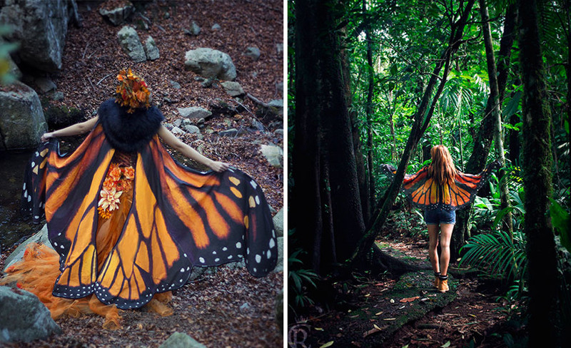 Gorgeous Hand-Drawn Butterfly Scarves Will Give You Wings