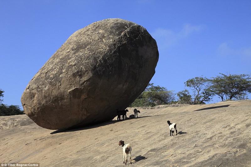 The mystery of the 250-ton boulder that has defied gravity for over 1,300 years 