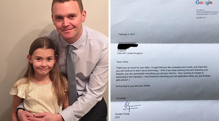 7-Year-Old Girl Asks Google For A Job, Gets A Priceless Response Letter