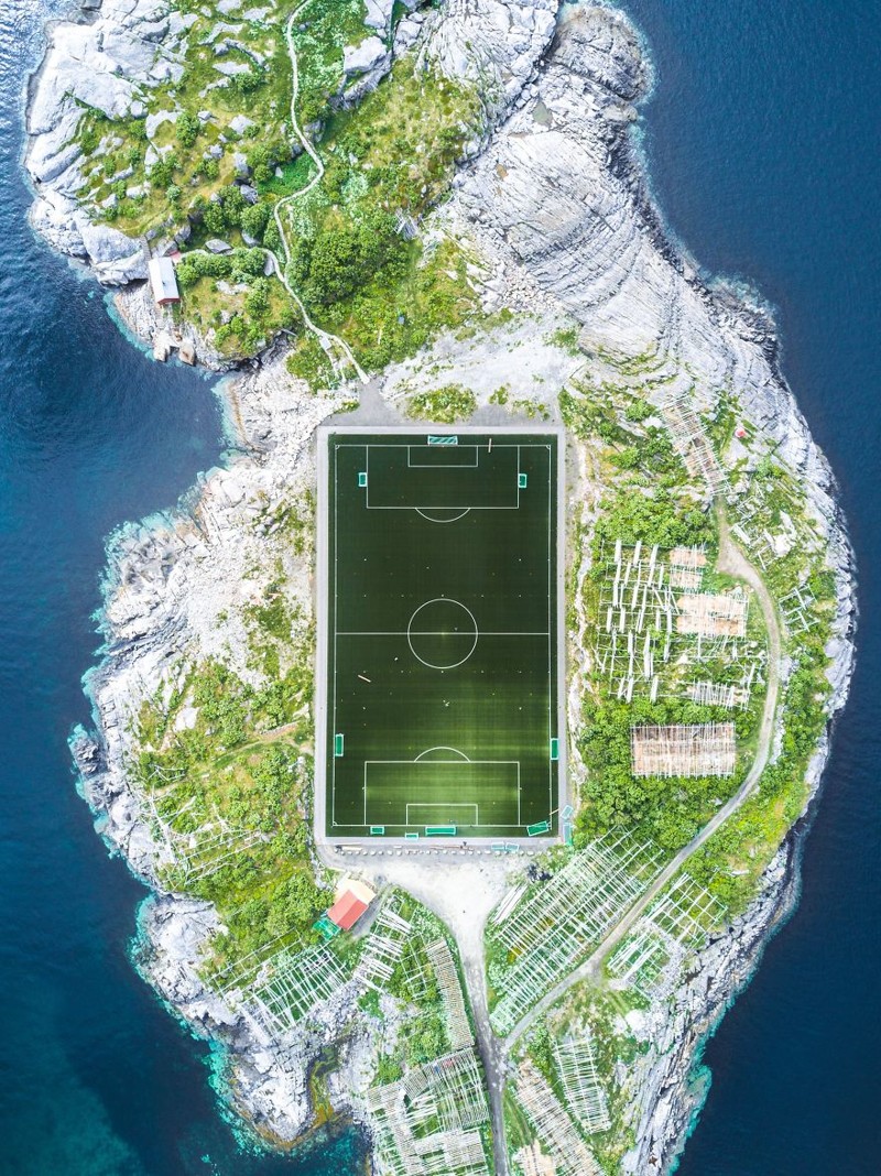 #6 Third Place Winner, Cities: Henningsvær Football Field, Henningsvær, Nordland, Norway