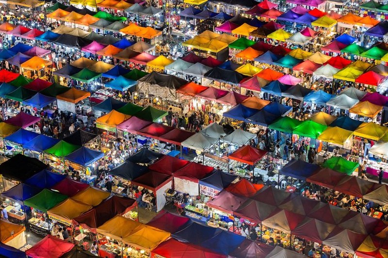 #4 People's Choice Winner, Cities: Colorful Market, Bangkok, Thailand