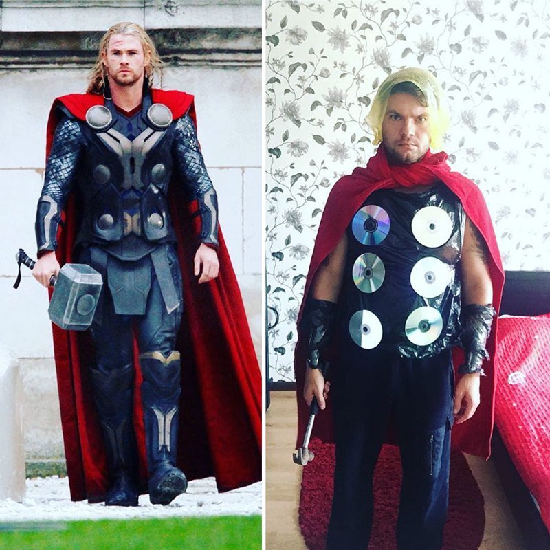 Russian Guy Creates Low-Cost Cosplays From Household Objects