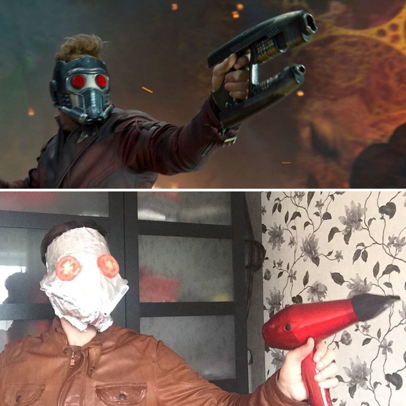 Russian Guy Creates Low-Cost Cosplays From Household Objects
