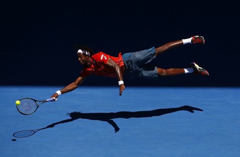 #31 "Superman" Monfils By Jason O'brien (2nd In Sports In Action Category)