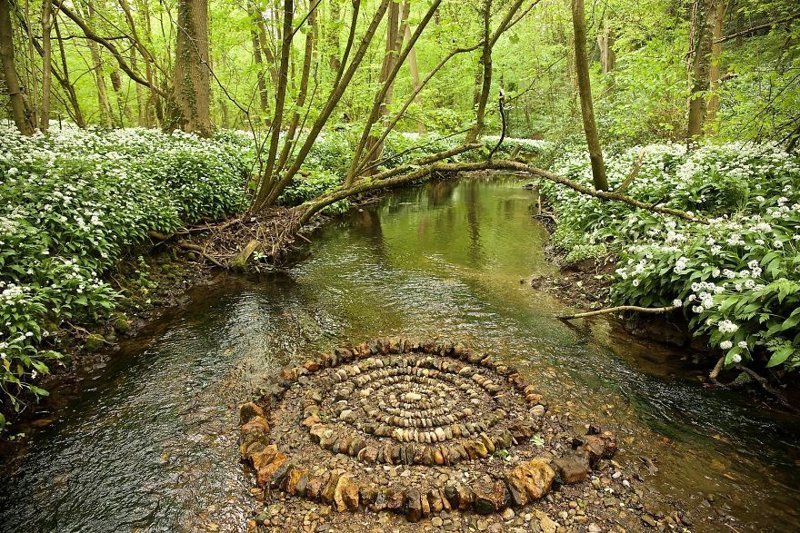 Artist Spends Hours Arranging Natural Objects Into Stunning Mandalas, Leaves Them For You To Find