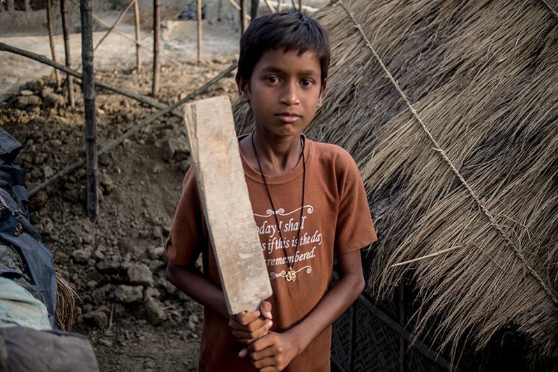 In an Indian home living on $65/month per adult, the favorite toy is a home-made cricket bat