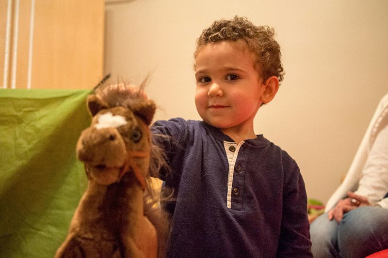In a Jordanian home living on $7,433/month per adult, the favorite toy is a large stuffed animal