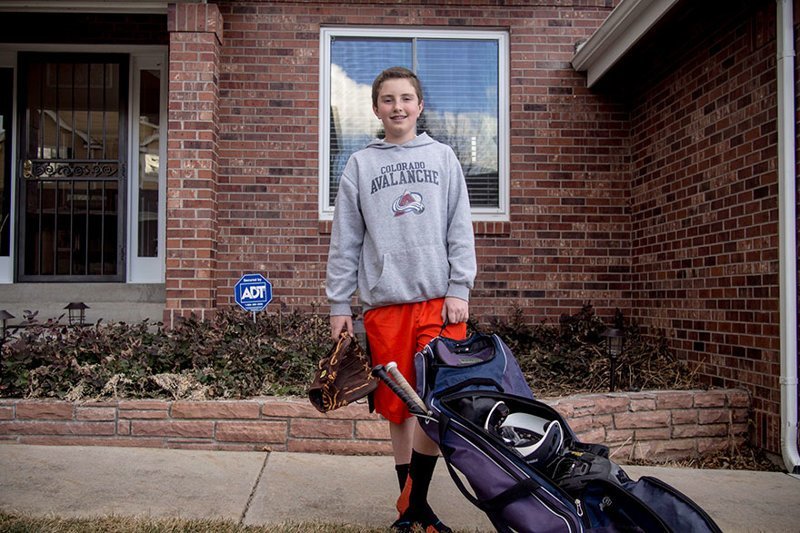 In an American home living on $4,650/month per adult, the favorite toy is baseball gear