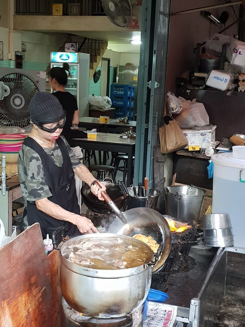 This is Jan Fai, one of only two Michelin star recipients that sell street food in Thailand