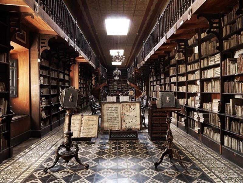 #11 Library Of The Monastery Of San Francisco, Peru, South America