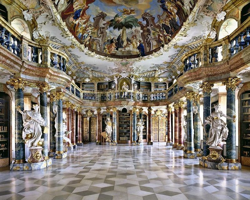 #10 Wiblingen Abbey Library, Wiblingen, Germany