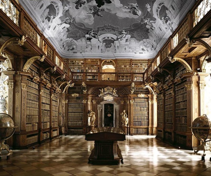 #19 Melk Abbey Library, Melk, Austria